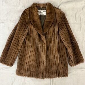 Avanti Lunaraine Mink Corded Fur Jacket